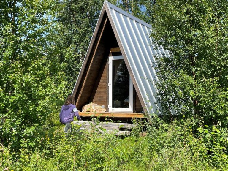Glampingstuga hos Borgaporten i Borgafjäll